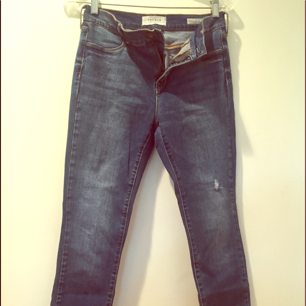 Woman’s  blue jeans